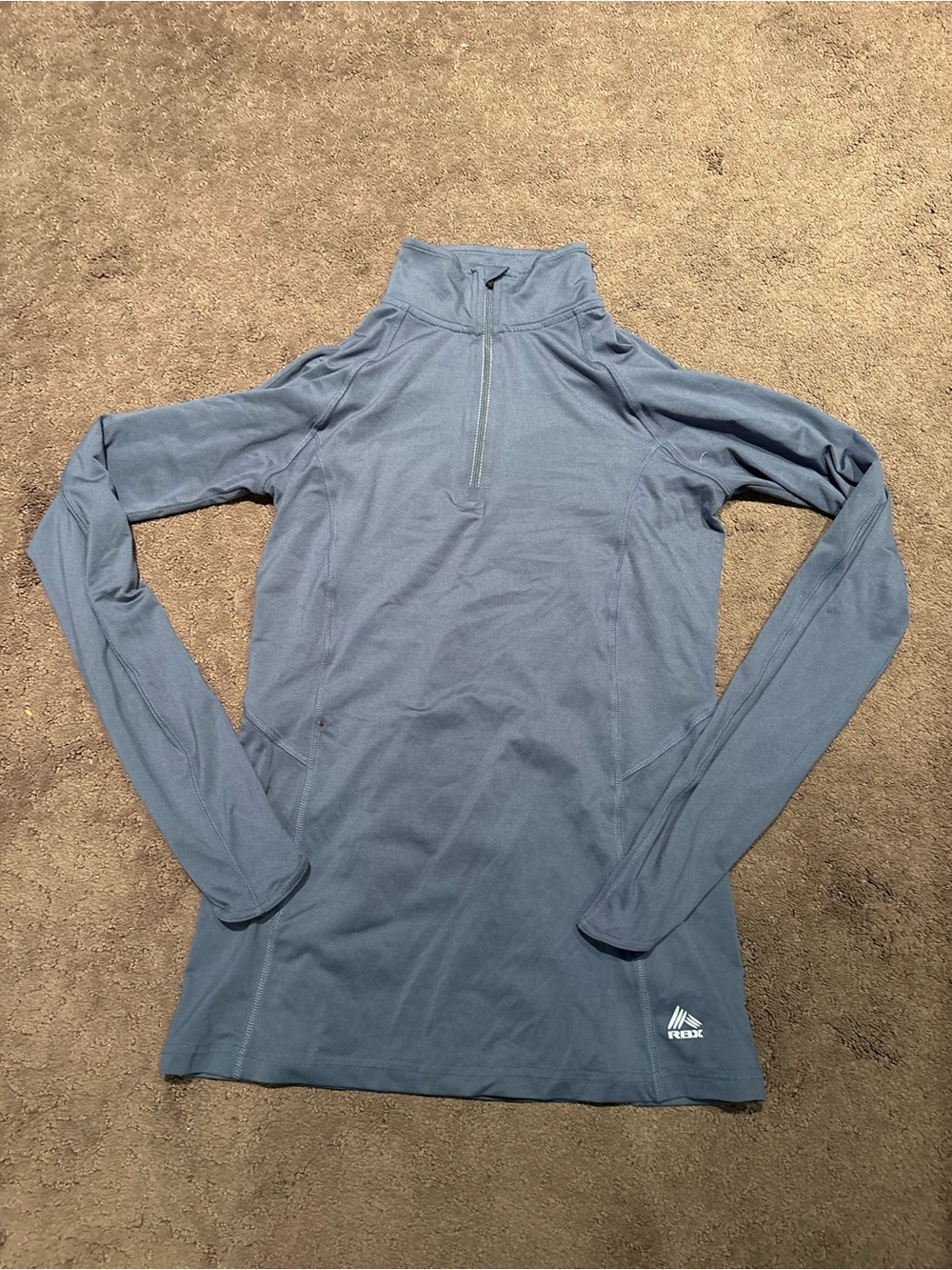 RBX Women's Long Sleeve V-Neck Pullover - Slate Blue